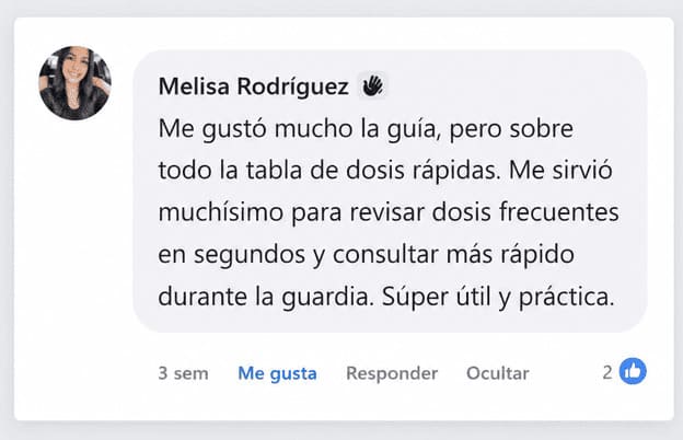Reseña visual de una usuaria de la guía