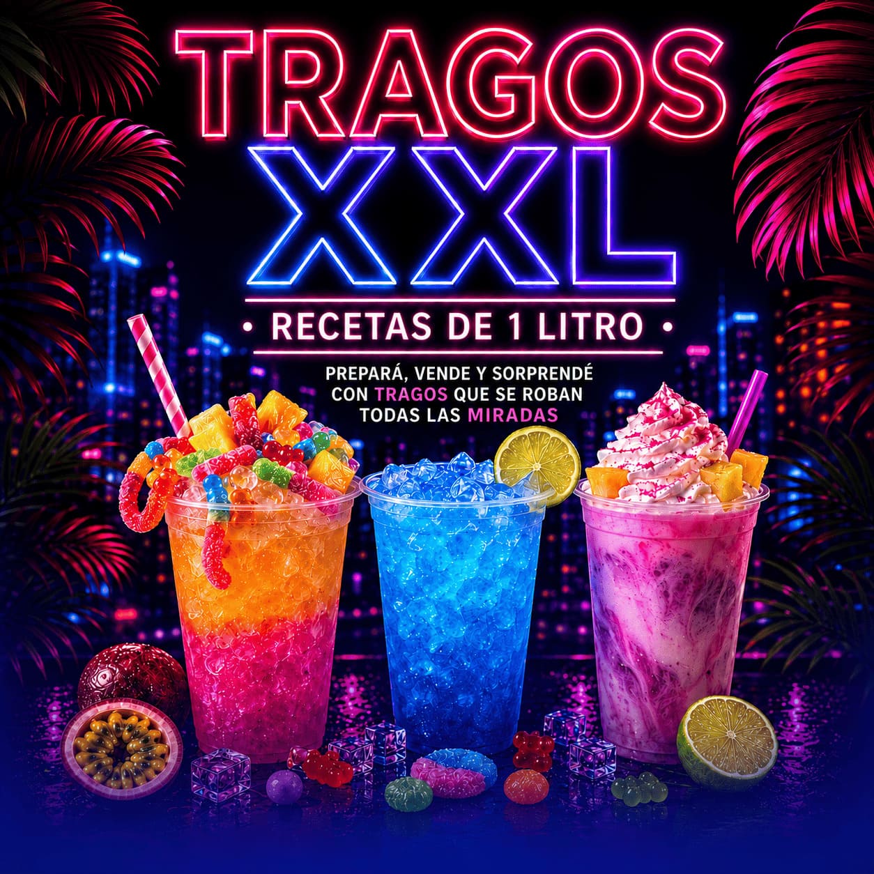 TRAGOS XXL + 5 BONOS : PREPARA Y GENERA INGRESOS EXTRA